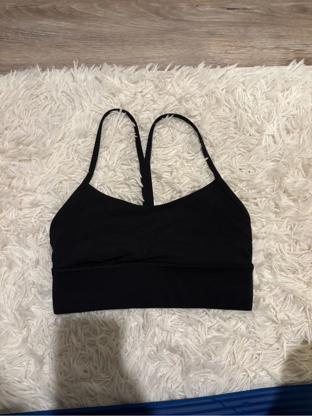 lululemon athletica Black Seamless Strappy Sports Bra